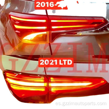 Fortuner 2021+ Luces LED de la luz trasera de la luz trasera